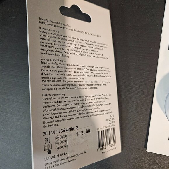 (7) Elodie Newborn Pacifiers 0-6M - Picture 4 of 4